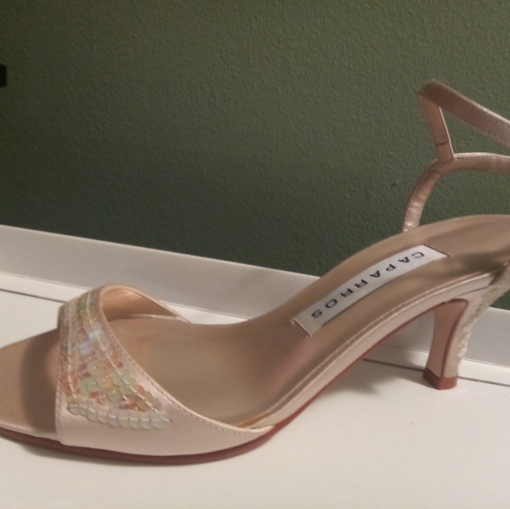 Caparros Champagne Dress Heels